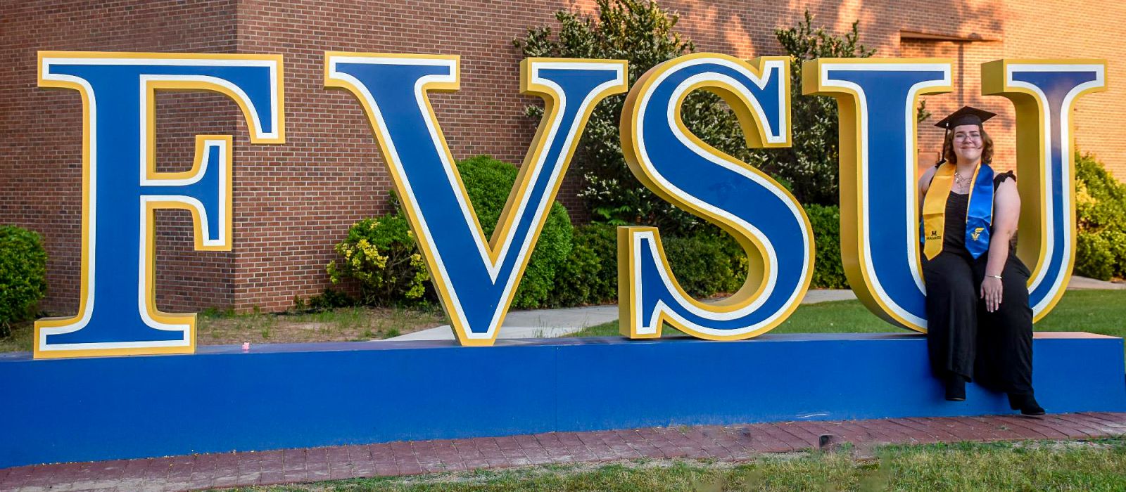 Destiny Absher, a 2025 Fort Valley State University graduate, aspires to become a veterinarian.