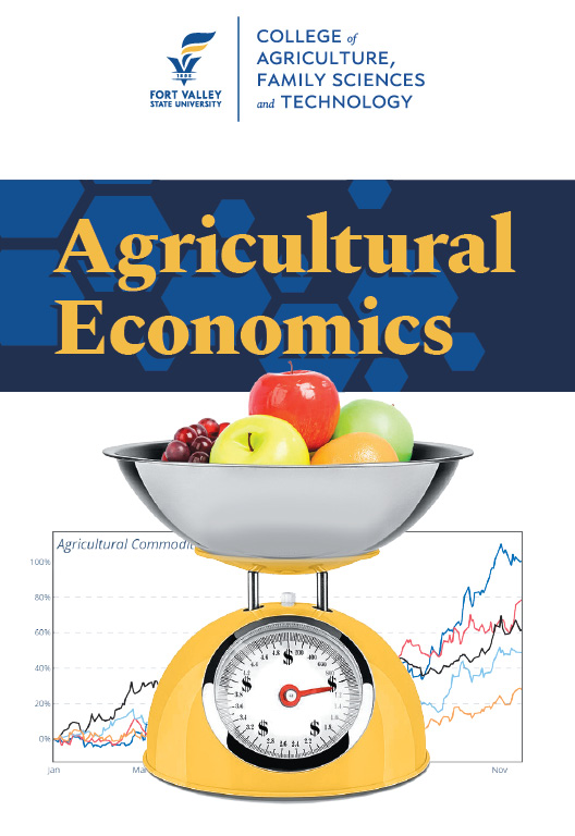 cover for agricultural economics academic program brochure
