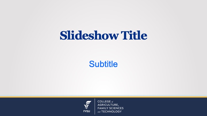 FVSU CAFST PPT template 3 light