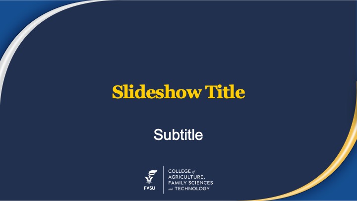 FVSU CAFST PPT template 4 dark