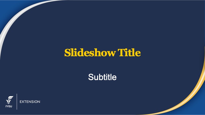 FVSU CEP PPT template 4 dark