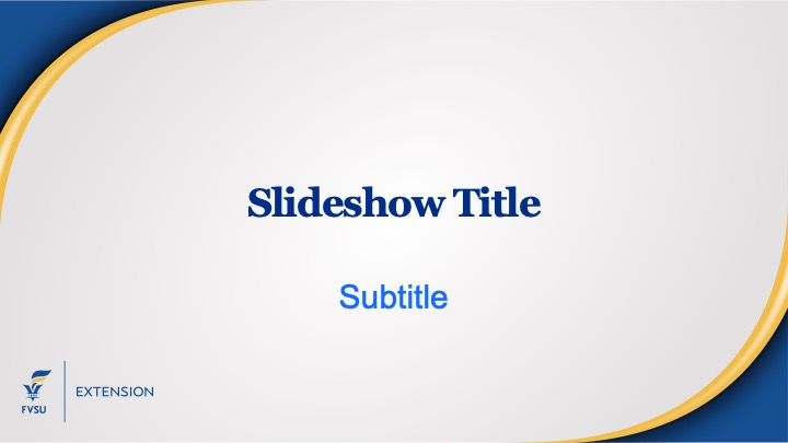 FVSU CEP PPT template 4 light