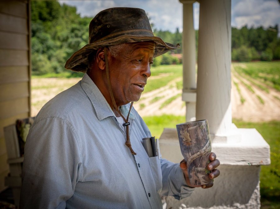 Bartha Moore, farmer in Burke County, Georgia, farms approximately 700 acres of land.