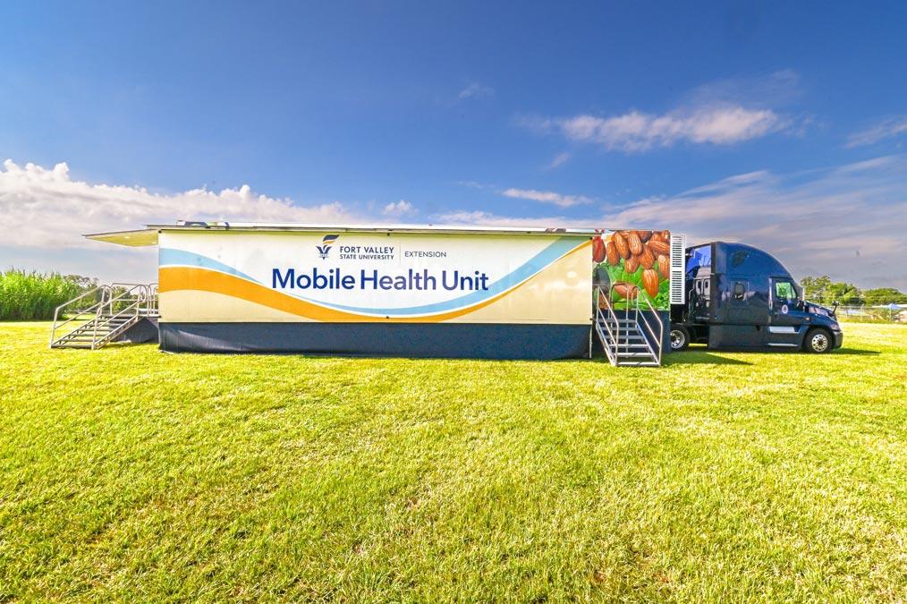 Mobile Health Unit side view