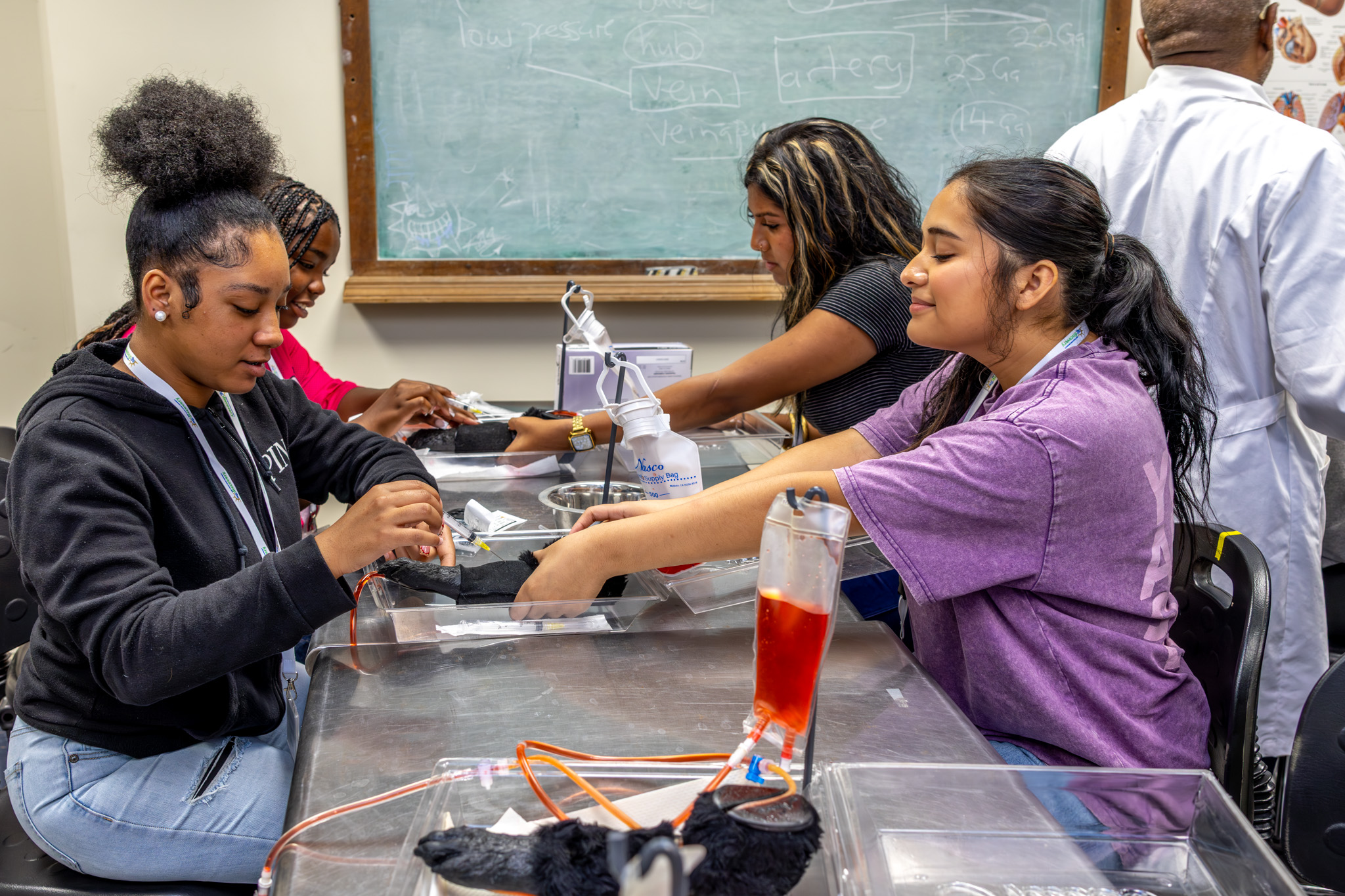 Students in laboratory